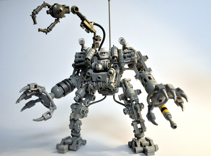 Illustration for article titled El próximo kit comercial de Lego será este brutal exoesqueleto robot